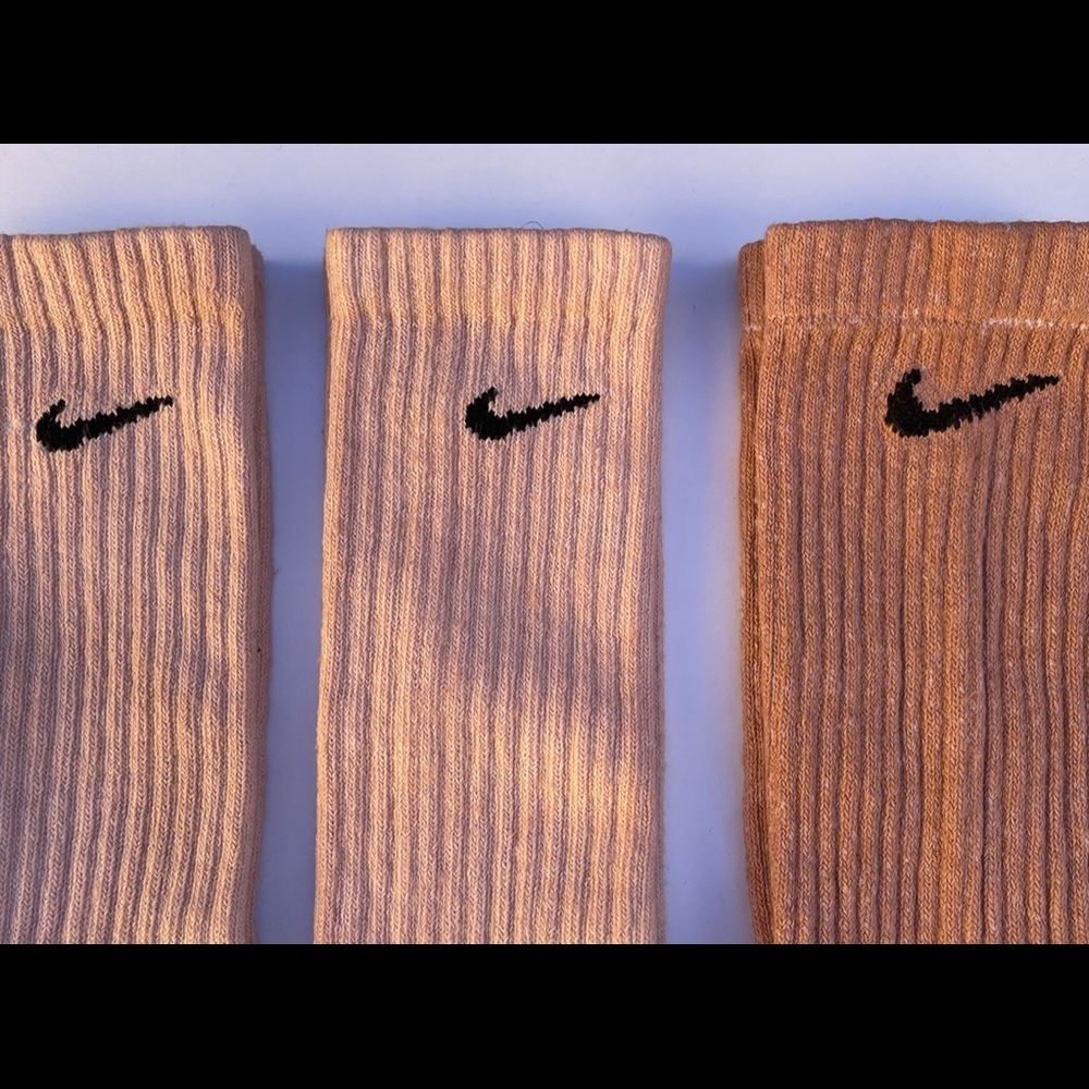 Hand Dyed Nike Dry-Fit socks